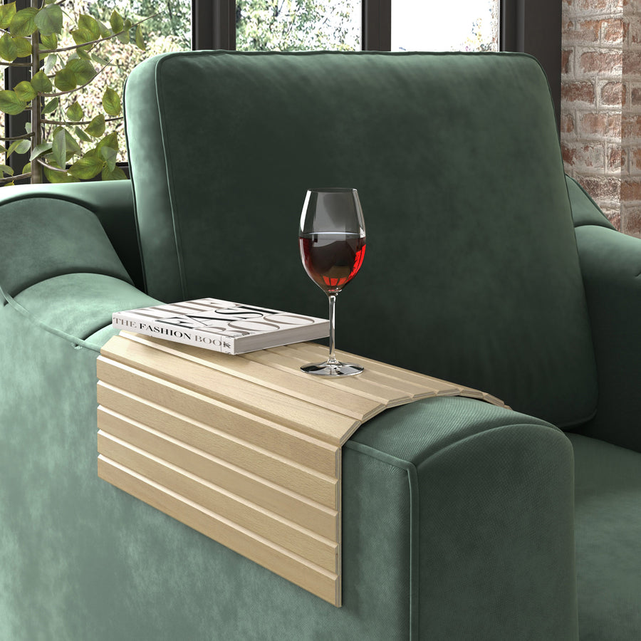 Sofaablage – WOODSTYLE – Praktische Holzablage für Polstermöbel