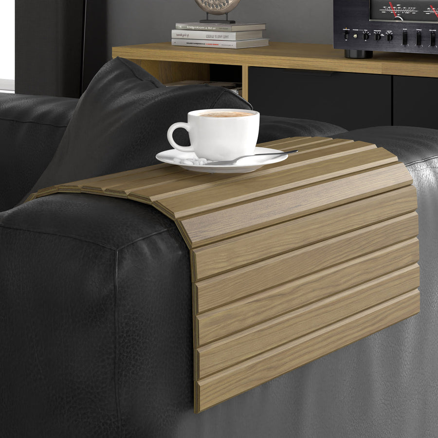 Sofaablage – WOODSTYLE – Praktische Holzablage für Polstermöbel