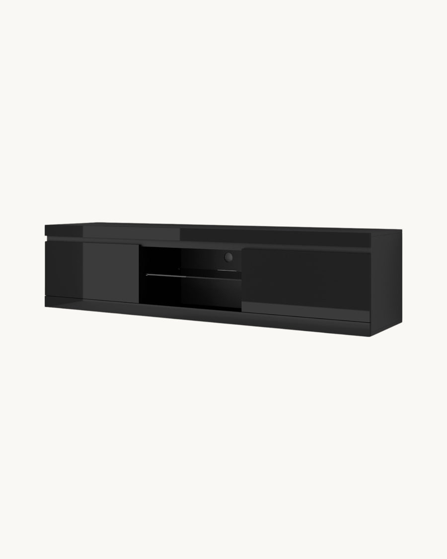 TV-Lowboard – NET – 180 cm Modernes Lowboard zum Hängen oder Stellen
