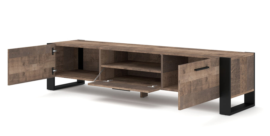 TV-Lowboard – NUKA – Modernes TV-Möbel mit Stauraum und Designrahmen
