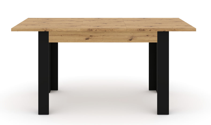 Esstisch – NUKA – ausziehbar 120–160 cm Artisan Eiche