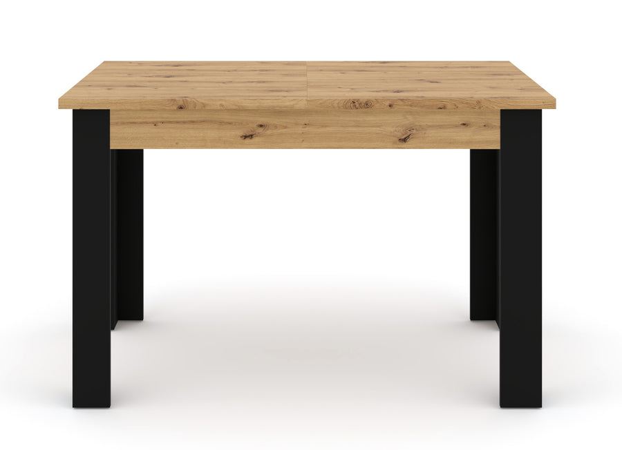 Esstisch – NUKA – ausziehbar 120–160 cm Artisan Eiche