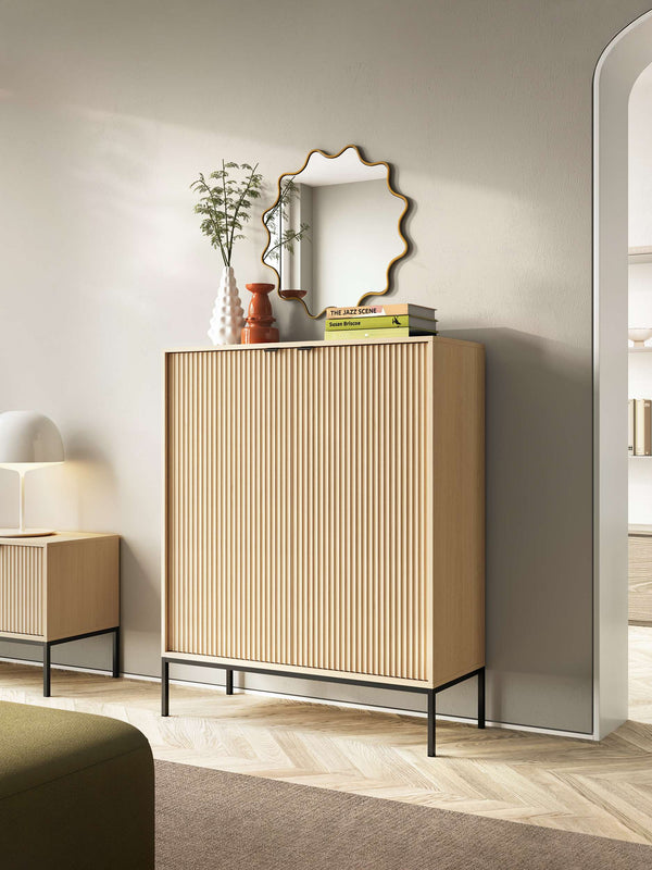 Kommode – NOVA – Modernes Design mit Rillenoptik