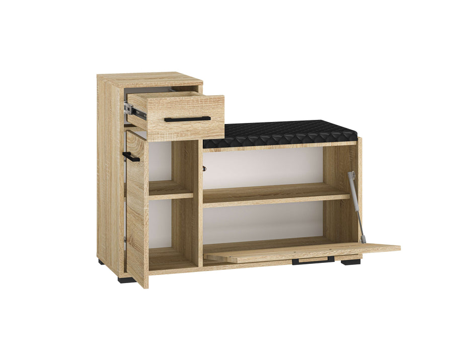 Schuhschrank – CARO 06 – Funktionale Schuhaufbewahrung mit Holzoptik