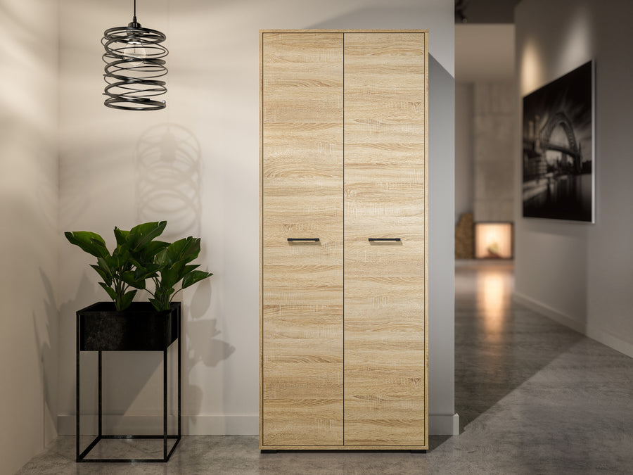 Kleiderschrank – CARO – Moderner Kleiderschrank mit Holzoptik