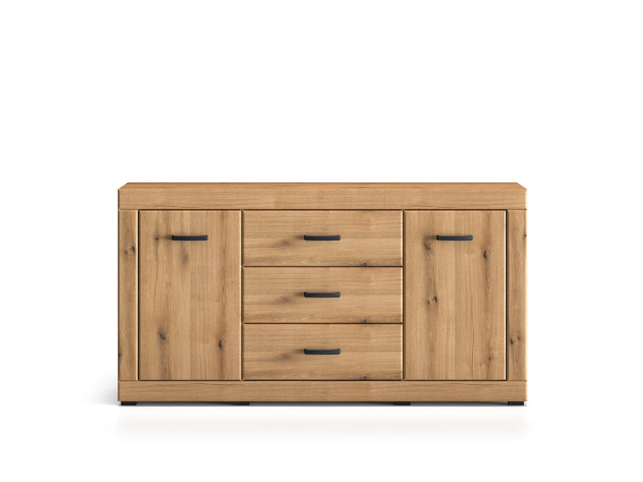 Wohnzimmer Set 3-teilig – DORA – Modernes Möbelset mit LED-Beleuchtung