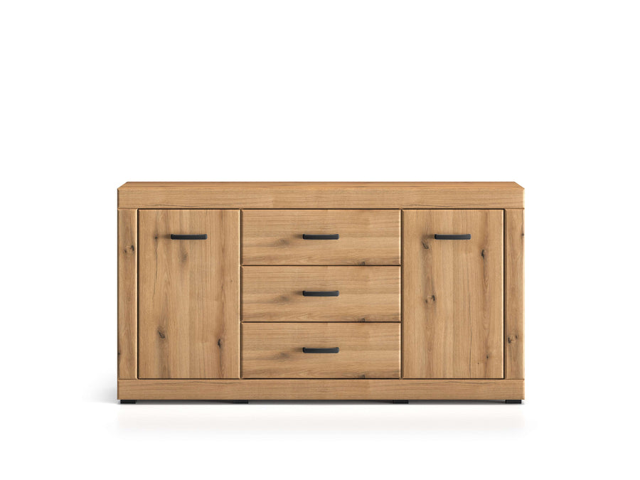 Wohnzimmer Set 3-teilig – DORA – Modernes Möbelset mit LED-Beleuchtung