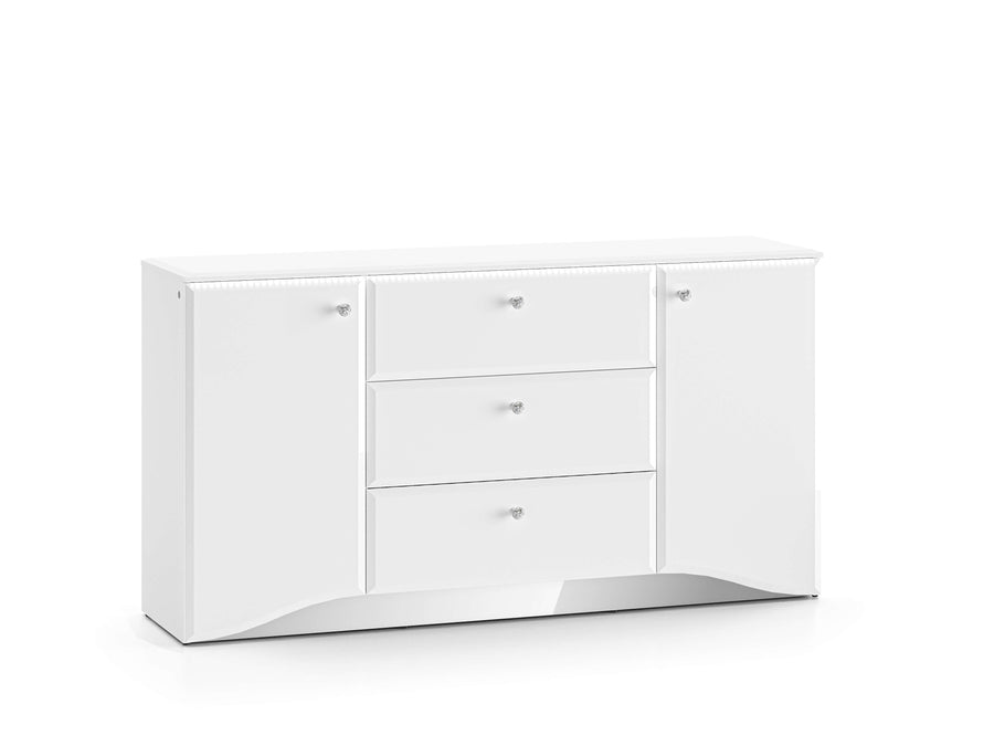 Wohnzimmer Set 3-teilig – GLAMOUR – Elegantes Möbelset mit stilvollem Stauraum