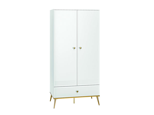 Kleiderschrank – GOLDIN 01 – Moderner Schrank mit Hochglanzfront