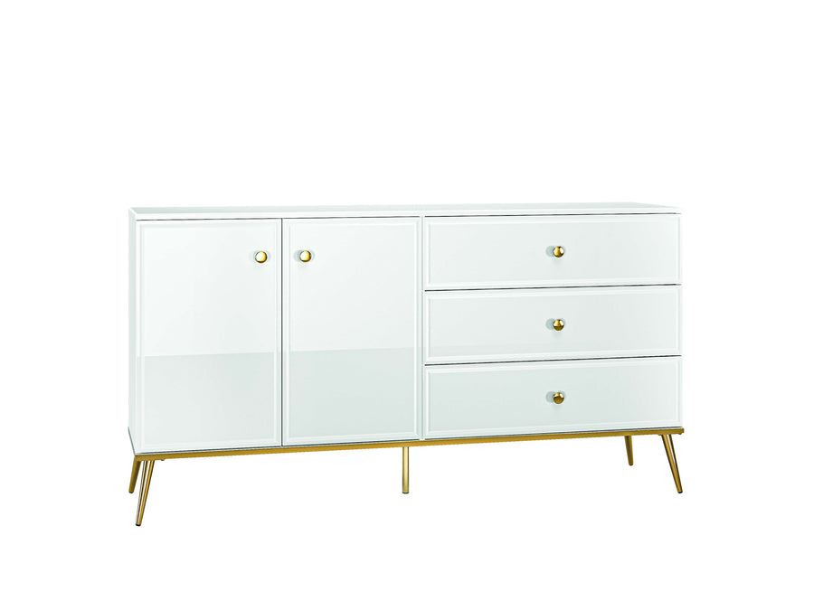 Wohnzimmer Set 4-teilig – GOLDIN – Modernes Wohnmöbel-Set mit elegantem Design