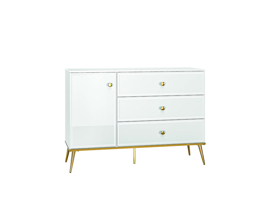 Wohnzimmer Set 5-teilig – GOLDIN – Elegantes Glamour-Design für stilvolle Wohnräume