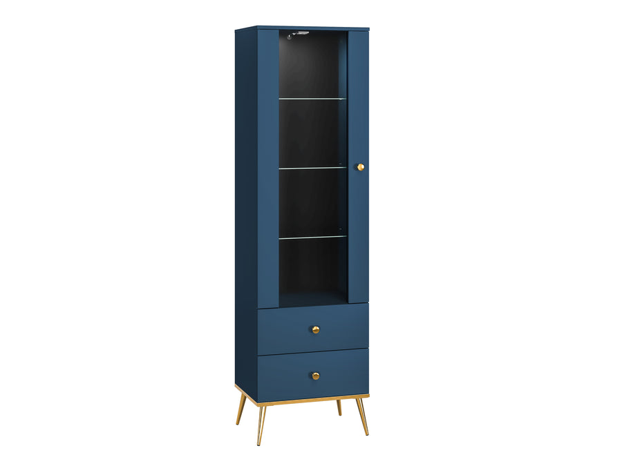 Vitrine – MARINE 01 – Luxuriöses Design mit stilvollen Gold-Akzenten