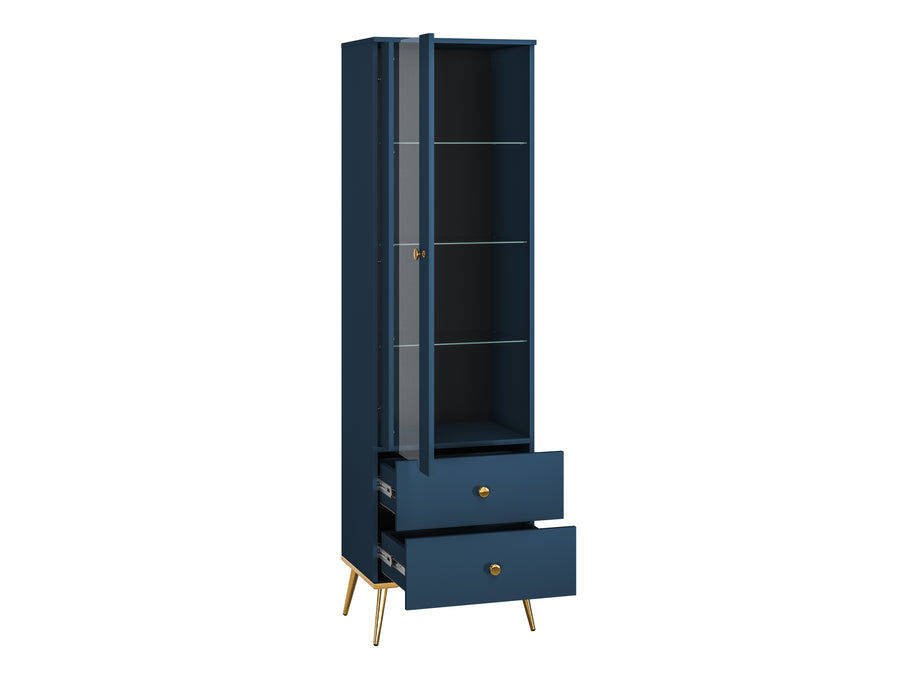 Vitrine – MARINE 01 – Luxuriöses Design mit stilvollen Gold-Akzenten