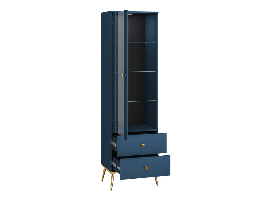 Vitrine – MARINE 01 – Luxuriöses Design mit stilvollen Gold-Akzenten