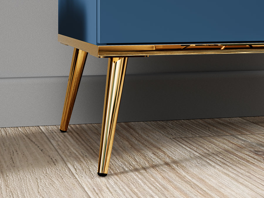 Vitrine – MARINE 01 – Luxuriöses Design mit stilvollen Gold-Akzenten