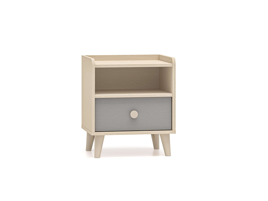 Schlafzimmer Set 6-teilig – MEVEL – Moderne Komplettlösung für Schlafen, Arbeiten und Aufbewahren