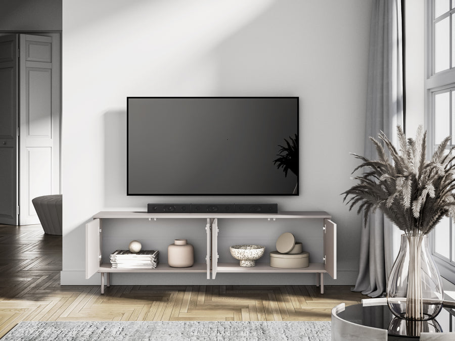 TV Lowboard – ORVELLA 04 – Elegantes Design mit Push-to-Open und großzügigem Stauraum