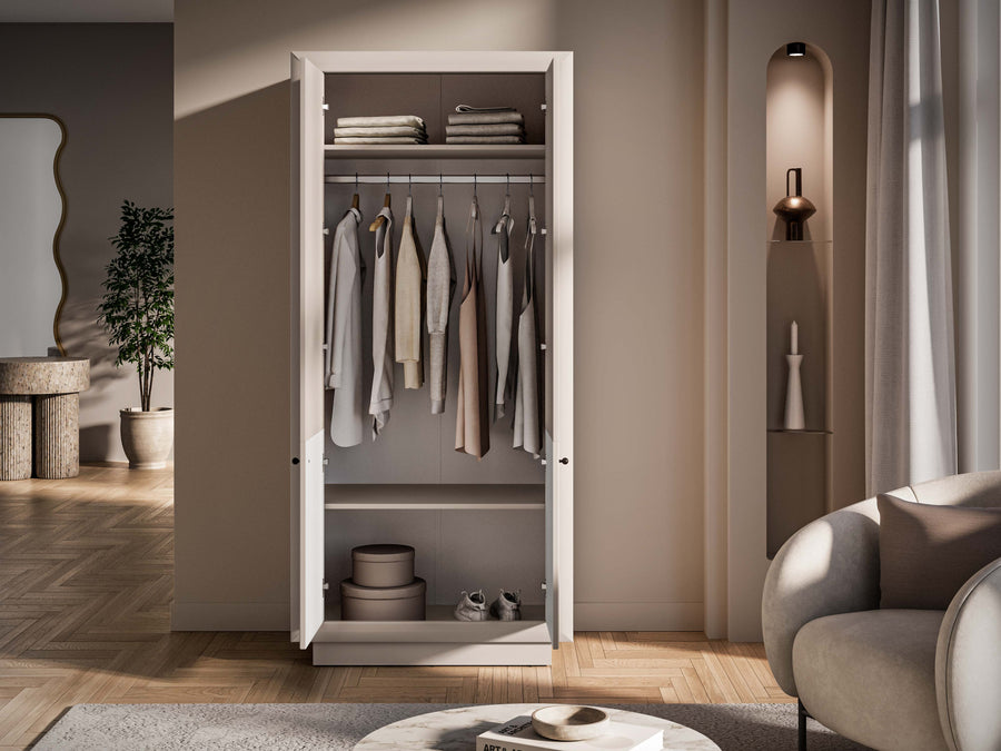 Kleiderschrank – Solo 02 – Kompakter Stauraum mit modernem Design