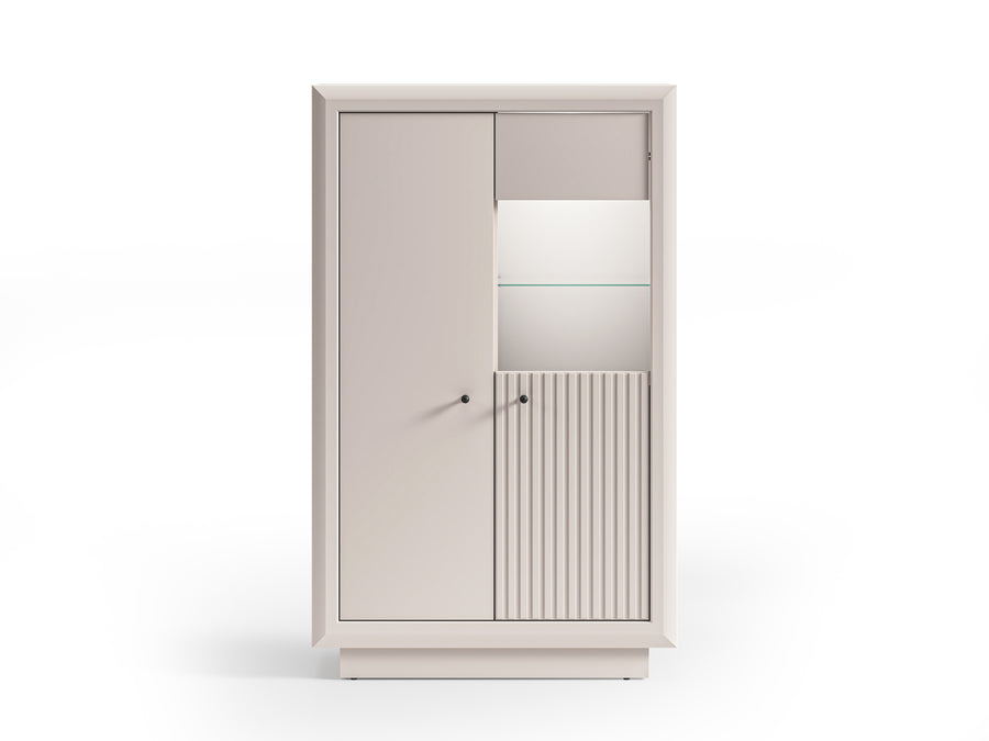 Vitrine – SOLO 04 – Stilvolle Glasvitrine mit elegantem Stauraum