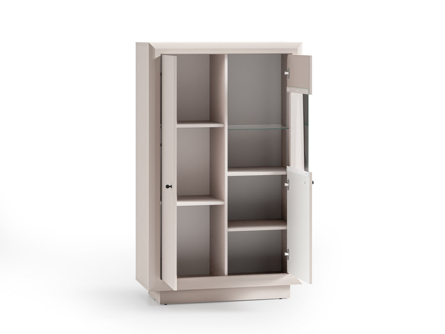 Vitrine – SOLO 04 – Stilvolle Glasvitrine mit elegantem Stauraum