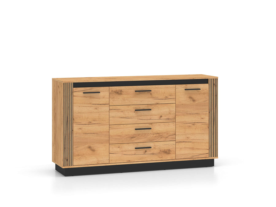 Wohnzimmer Set 3-teilig – URSO – Modernes Wohnmöbel-Set mit stilvollem Stauraum