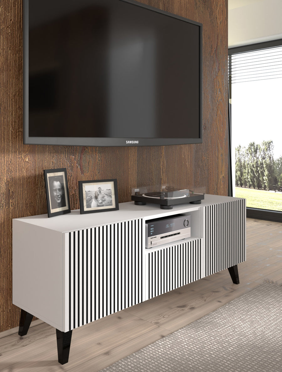 TV-Lowboard – RAVENNA P – 150 cm TV-Möbel mit Schublade und Regalfach