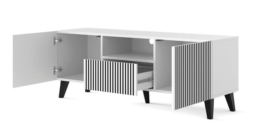 TV-Lowboard – RAVENNA P – 150 cm TV-Möbel mit Schublade und Regalfach