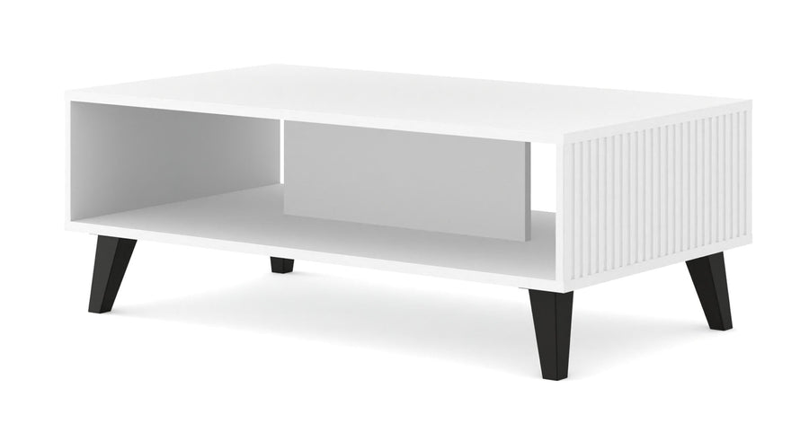 Couchtisch – RAVENNA PB – 90 cm Moderner Wohnzimmertisch mit Ablagefach