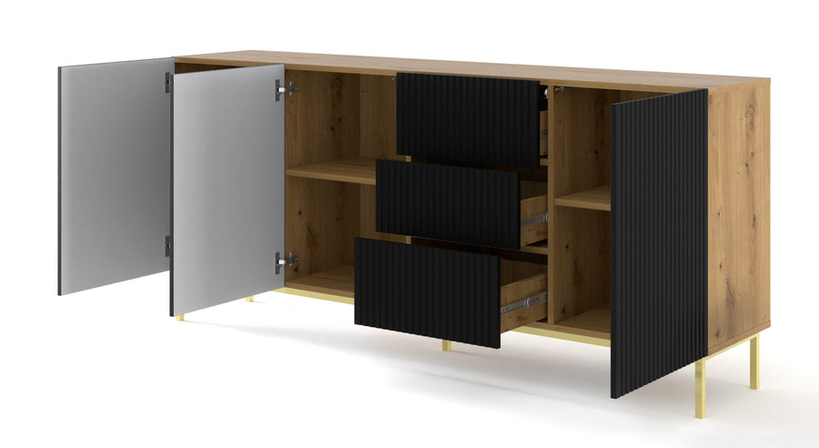 Kommode – RAVENNA – Elegante Kommode mit Push-to-Open System, 200 cm