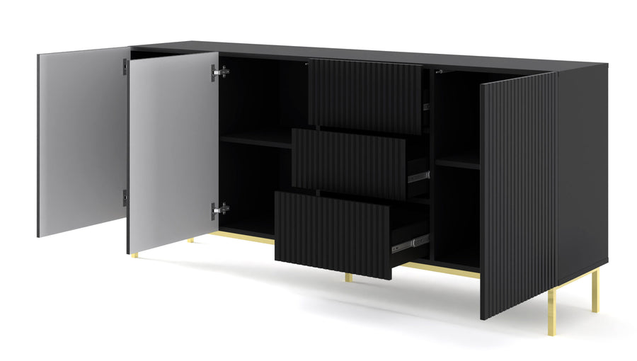 Kommode – RAVENNA – Elegante Kommode mit Push-to-Open System, 200 cm