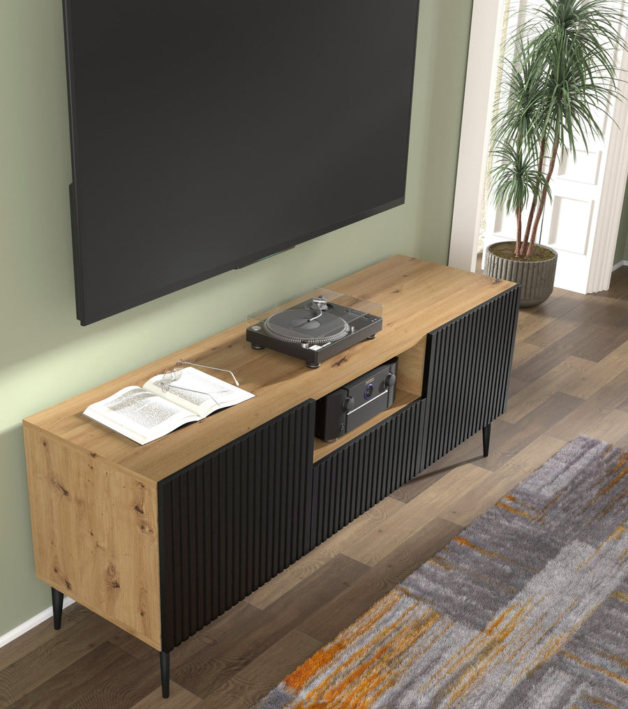 TV-Lowboard – RAVENNA PB – 150 cm TV-Möbel mit Stauraum