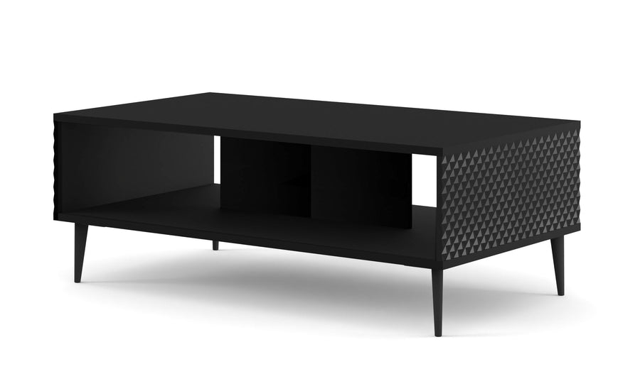 Couchtisch – RAVENNA PB – 90 cm Moderner Wohnzimmertisch mit Ablagefach