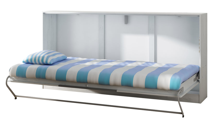 Klappbett – ROGER – Horizontales Wandbett 90×200 cm für platzsparende Raumnutzung