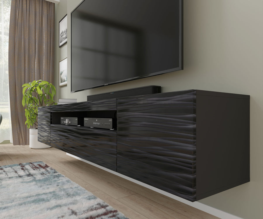 TV-Schrank – AURA – Modernes Hänge- und Standmöbel mit Stauraum