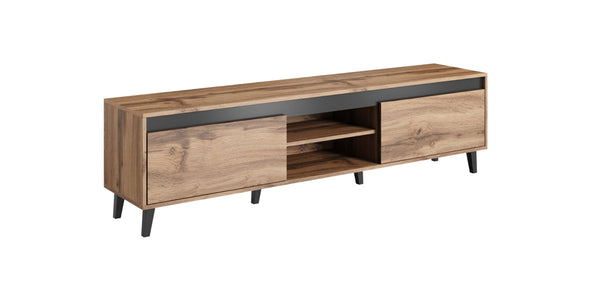 TV-Lowboard – NORD II – 170 cm, modernes Fernsehmöbel mit Holzoptik