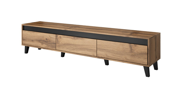 TV-Lowboard – NORD I – 180 cm, modernes Fernsehmöbel mit Holzoptik