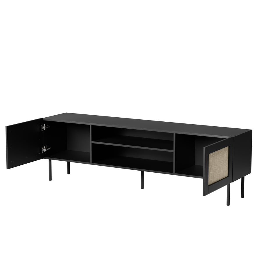 TV-Lowboard – YUCCA – 180 cm, modernes TV-Möbel mit Stauraum