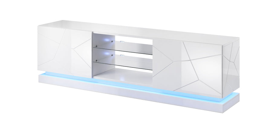 TV-Lowboard – QIU – Modernes Lowboard mit Hochglanzfront