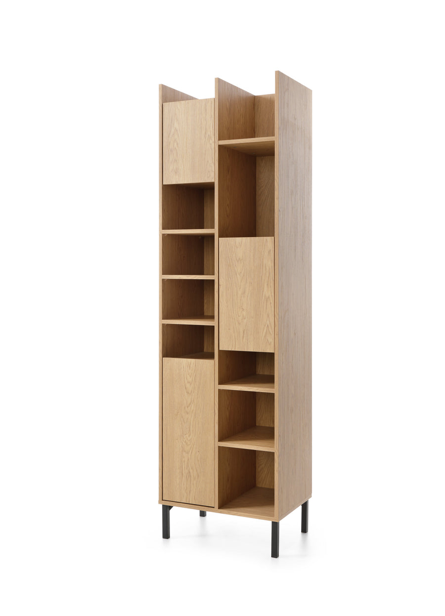 Regalschrank – SERGIO System 04 – Schlankes Jugendzimmer Regal im Hochformat