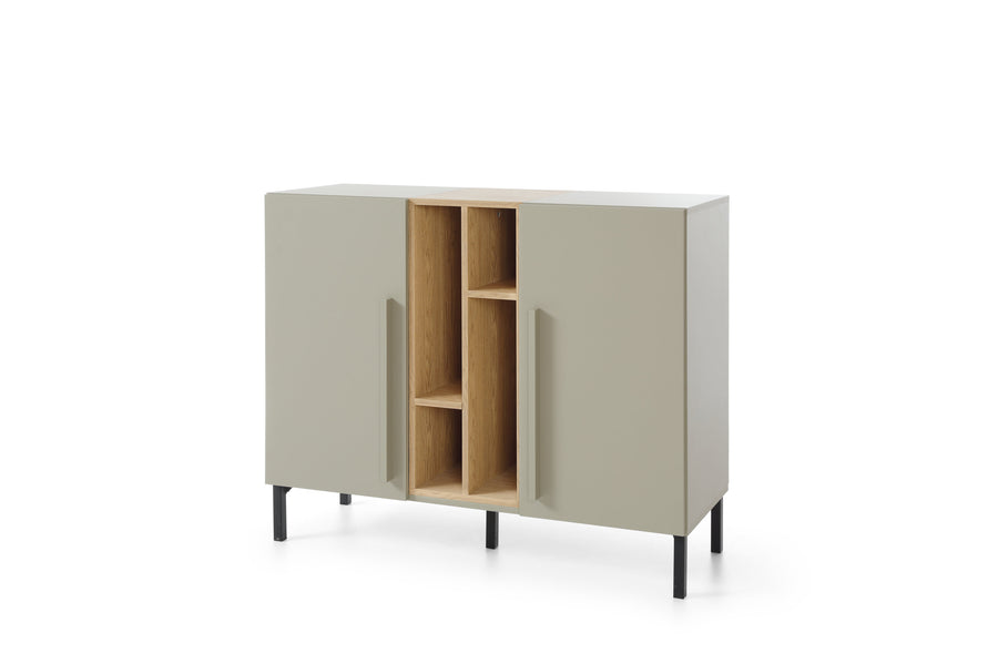 Schlafzimmer Set – 5 Teile – SERGIO System – Grau – Stilvolles Jugendzimmer Komplettset