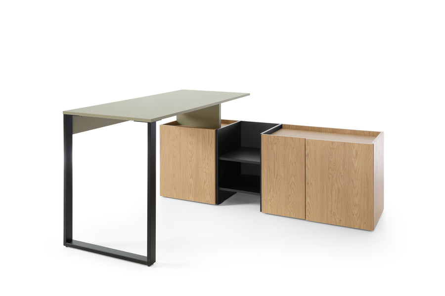 Schlafzimmer Set – 5 Teile – SERGIO System – Grau – Stilvolles Jugendzimmer Komplettset