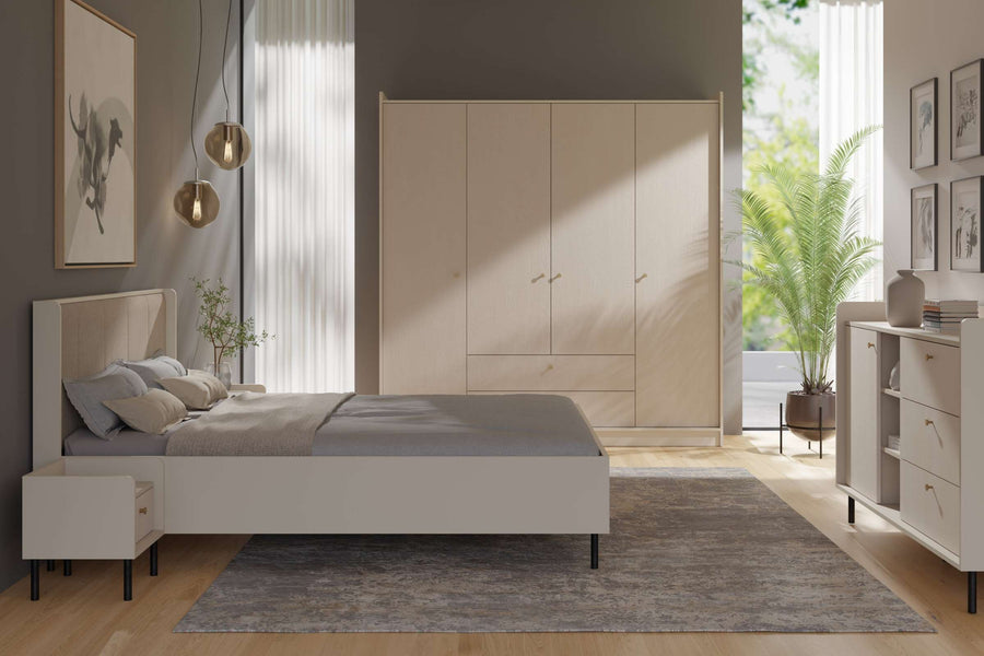 Polsterbett – GRANDE – Komfort und Stauraum in modernem Design
