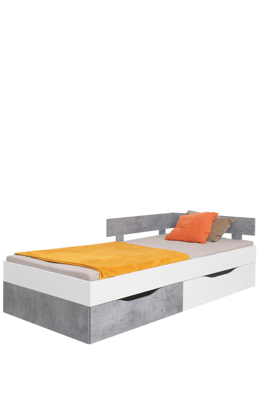 Bett – SIGMA System – 90–120 cm – Stilvolles Jugendbett mit Stauraum Ohne Matratze