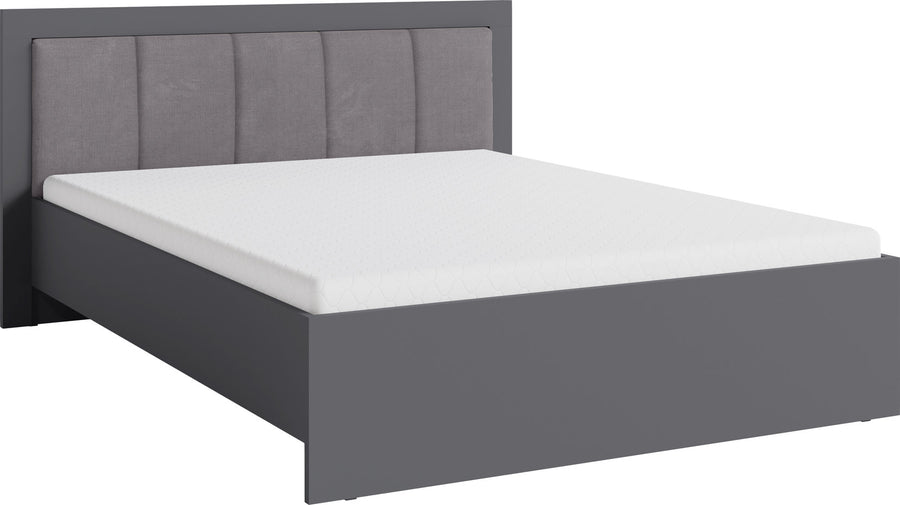 Schlafzimmer-Set – SMART – 6-teilig in Grau, ohne Matratze