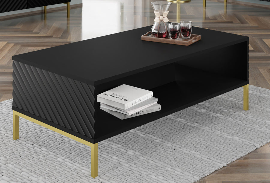 Couchtisch – SURF – 90 cm rechteckiger Wohnzimmertisch