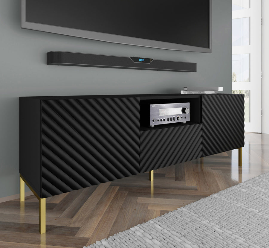 TV-Lowboard – SURF – TV-Schrank mit Push-to-Open