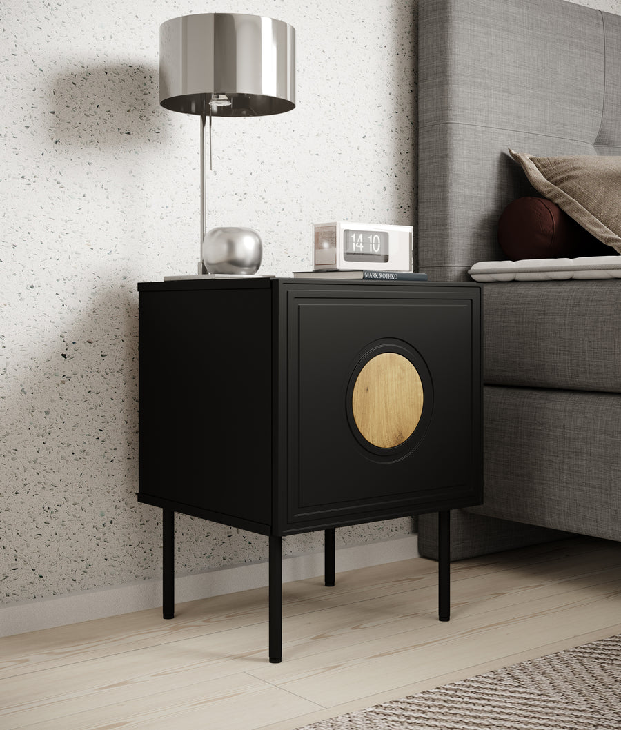 Nachttisch – PALAZZO – 45 cm, modernes 2er-Set mit Push-Click System
