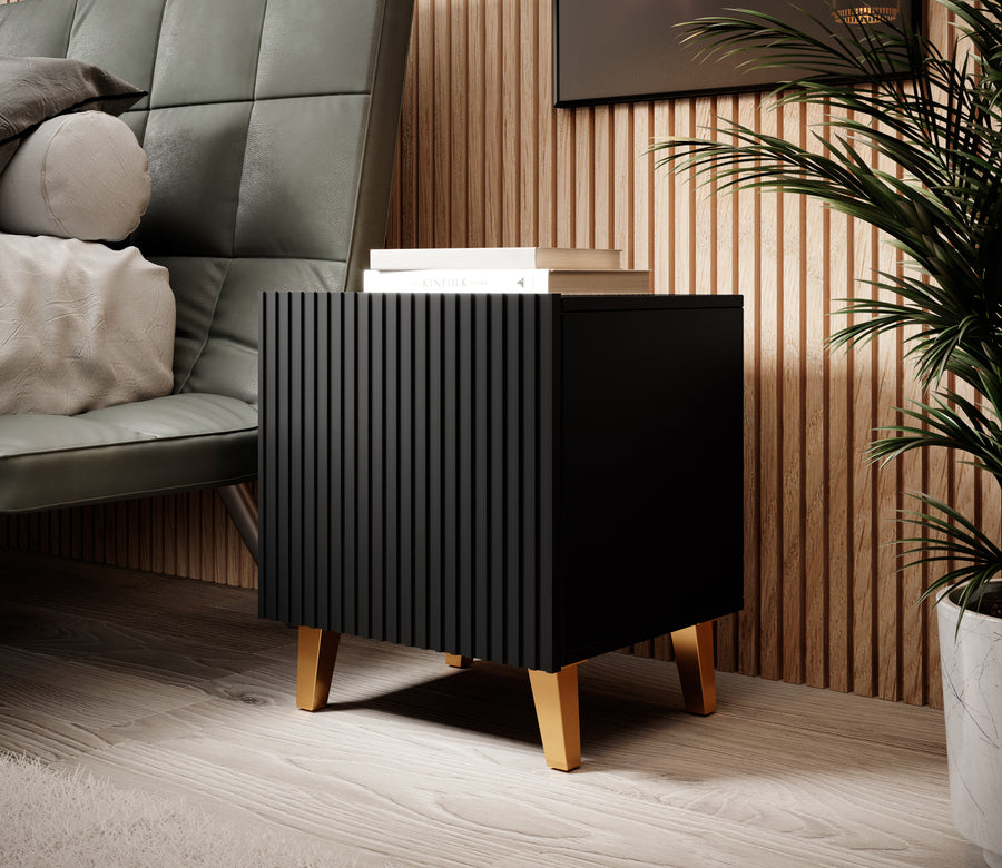 Nachttisch – PAFOS I – Modernes 2er-Set mit Stauraum 51 cm