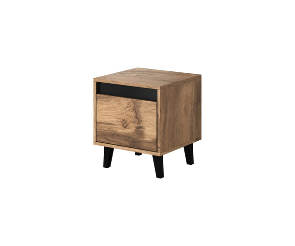 Nachttisch – NORD – Set aus 2 modernen Beistelltischen mit Holzoptik, 40 cm