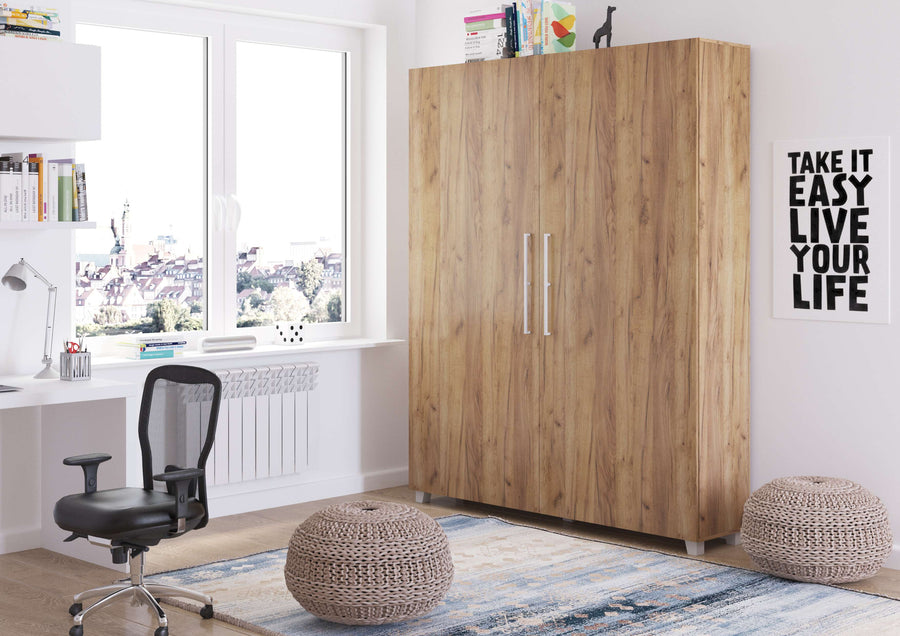 Klappbett – TEDDY – Platzsparendes vertikales Wandbett mit integriertem Rahmen